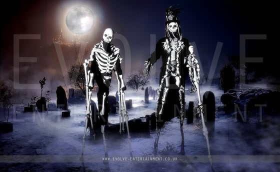 4 Legged Skeleton stilts
