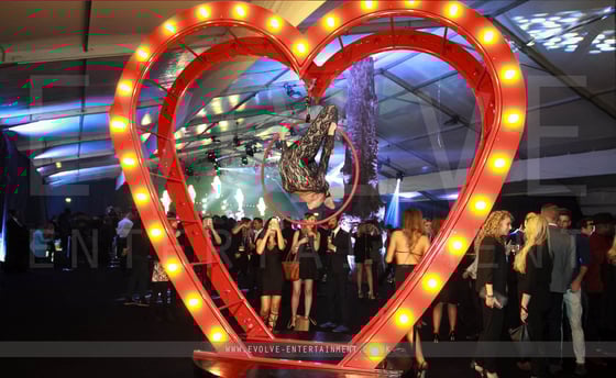 Aerial Heart Prop - Aerial Hoop - Jade