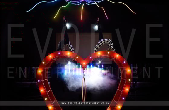 Aerial Heart Prop - Duo Circus Aerial Hoop 1 LR