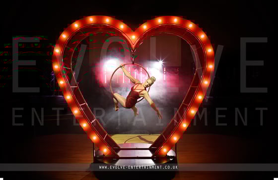 Aerial Heart Prop - Duo Circus Aerial Hoop 3 LR