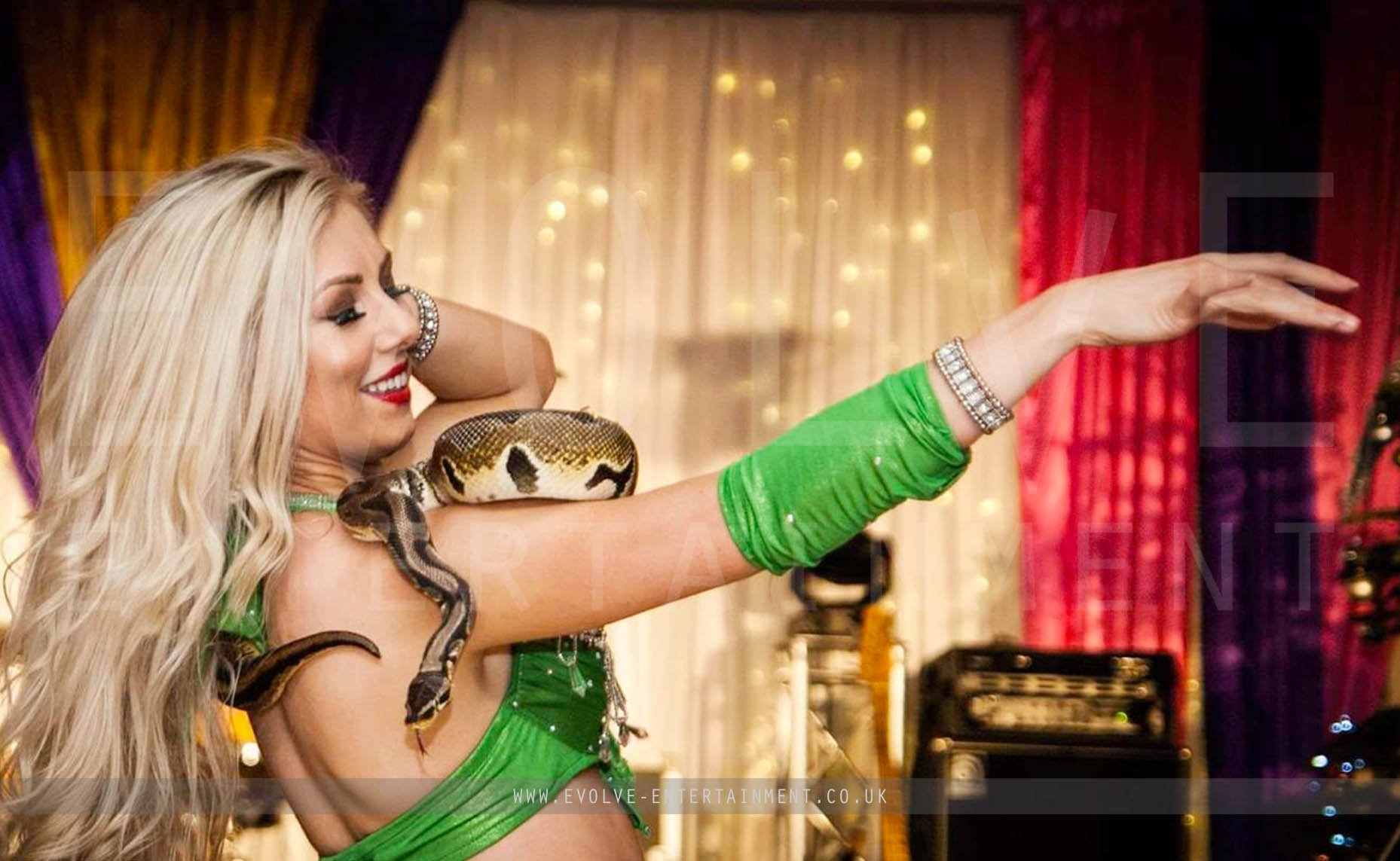 Belly Dancing Snake Performer 2