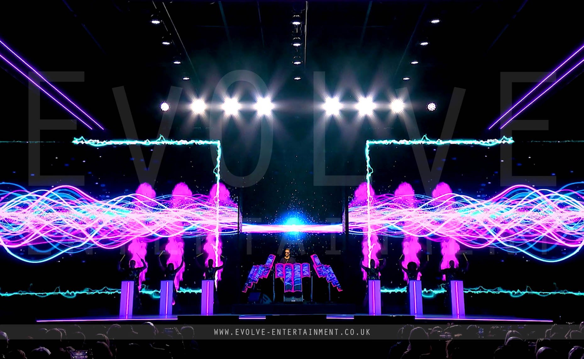 Breakdancing LED Drummers AFISHAL 1
