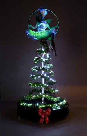 Christmas Fairy Aerial Hoop - 1