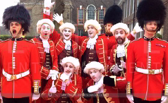Comedy British Characters - Footmen and Guards