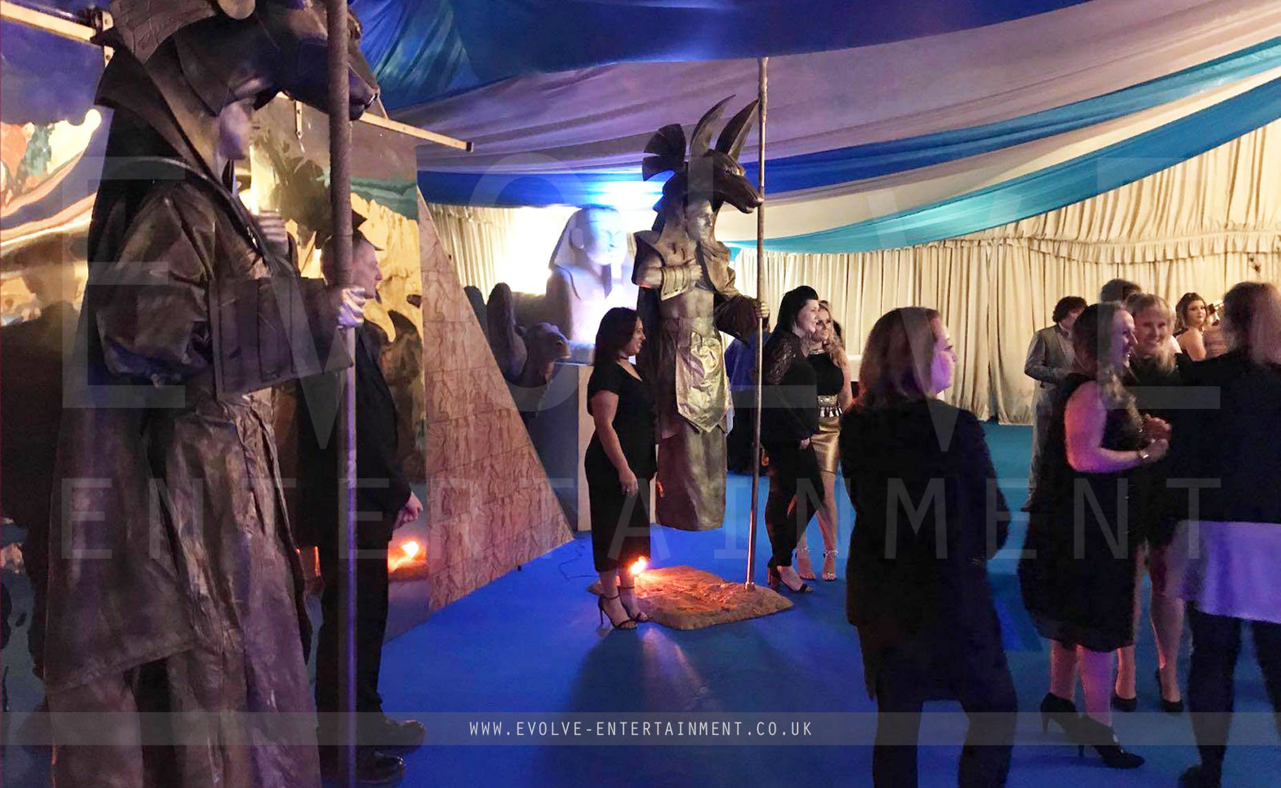 Egyptian Living Statues 3
