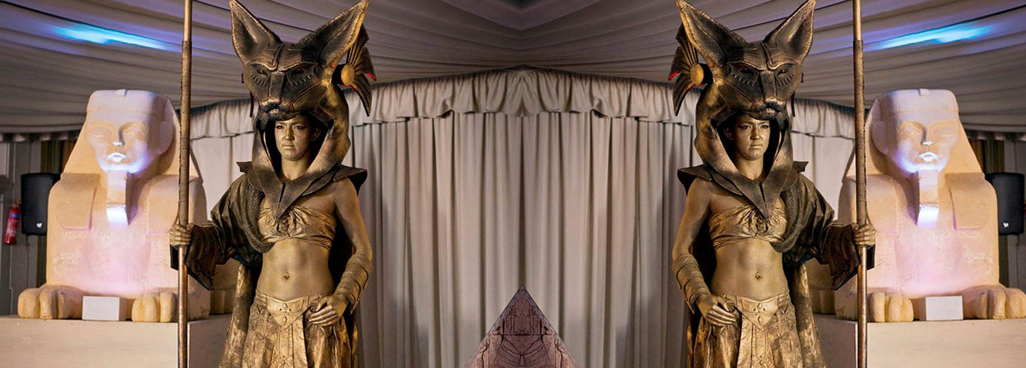 Egyptian Living Statues H