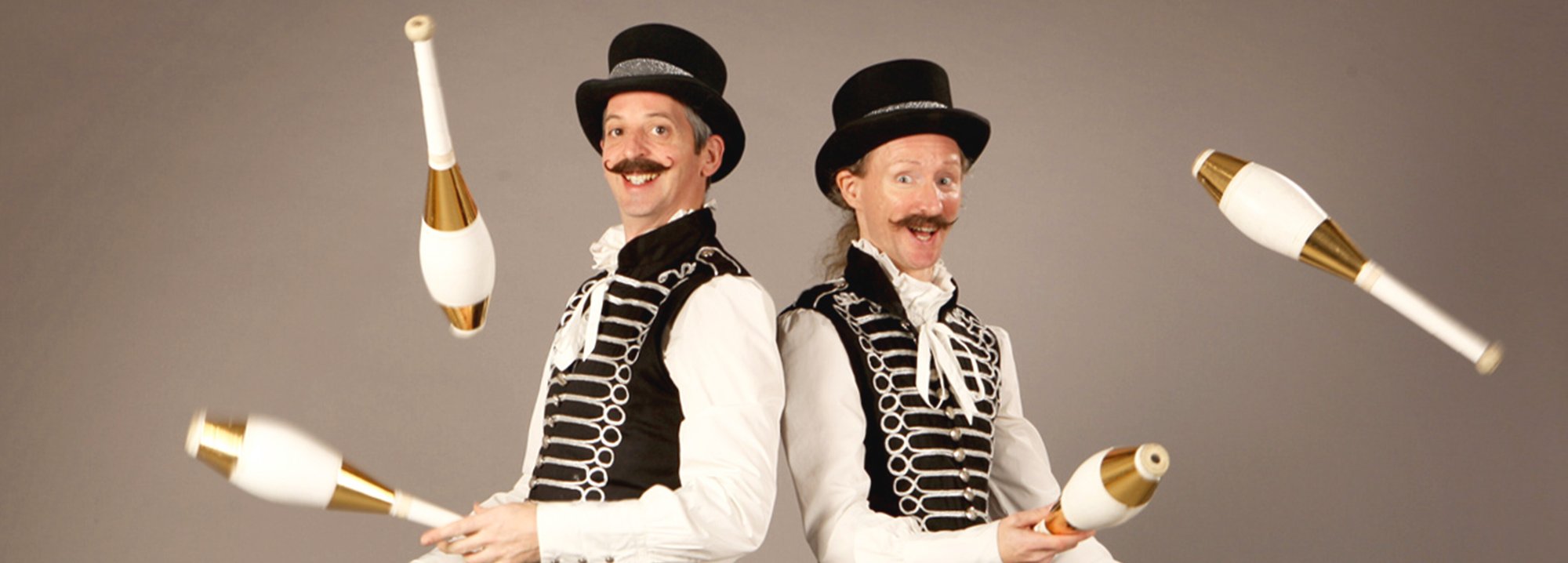 English Gentlemen Jugglers Hero