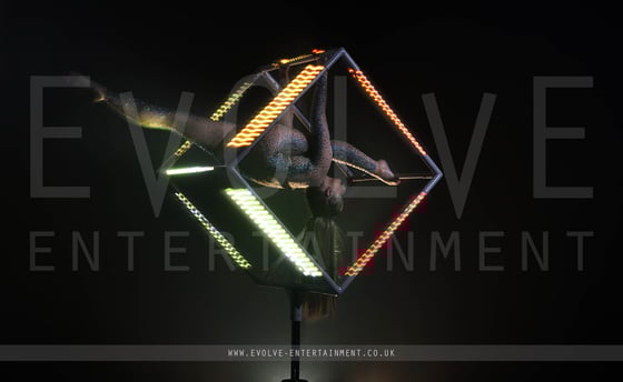 Freestanding Aerial LED Cube 4