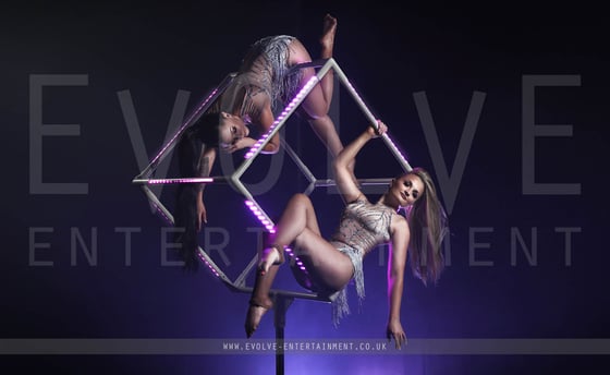 Freestanding Aerial LED Cube 5