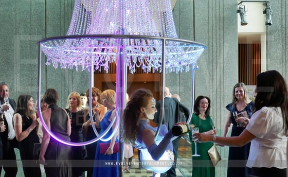 Freestanding-Aerial-Champagne-Chandelier-3