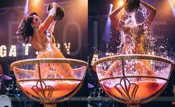 Golden Martini Glass 5