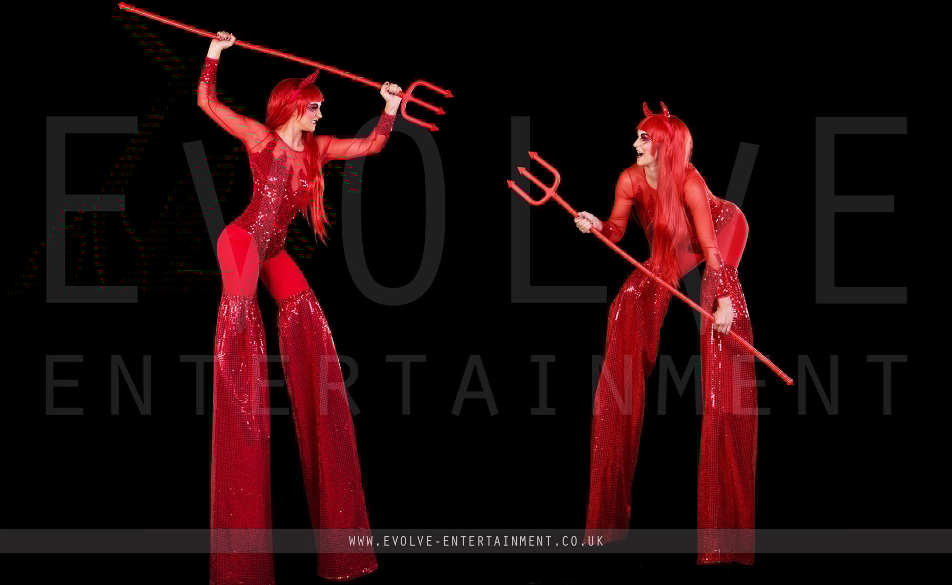 Halloween Stilt Walkers 2