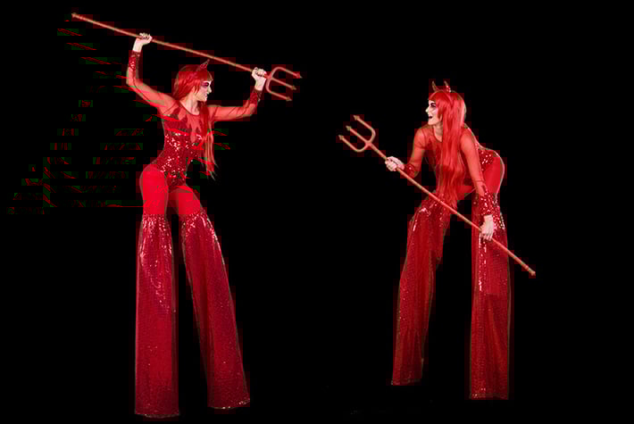 Halloween Stilt Walkers T