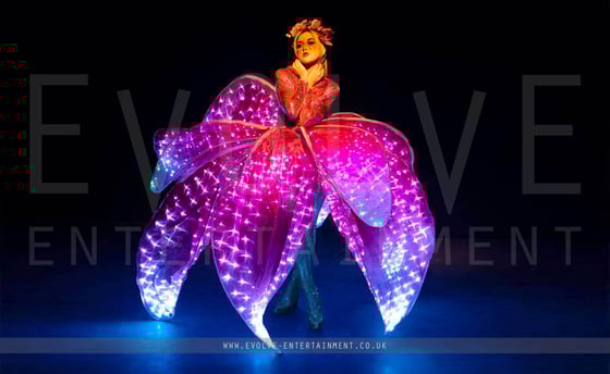 LED Flower Hostess Dancer Costume 1