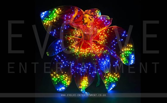 LED Flower Hostess Dancer Costume 2-1