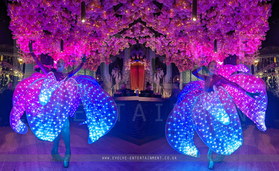 LED Flower Hostess Dancer Costume 4