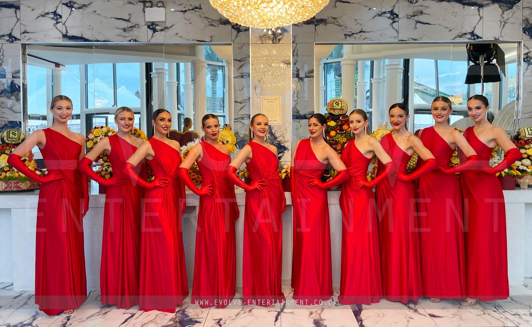 Red Dress hostess 1