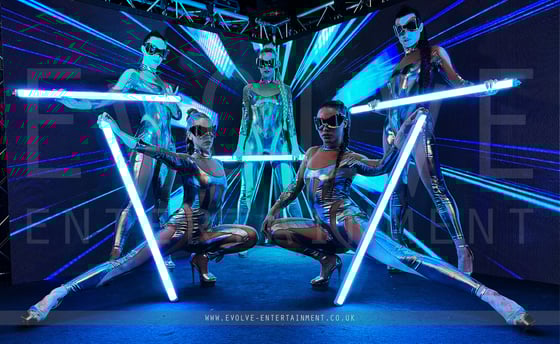 Silver Futuristic Catsuit - 2 B