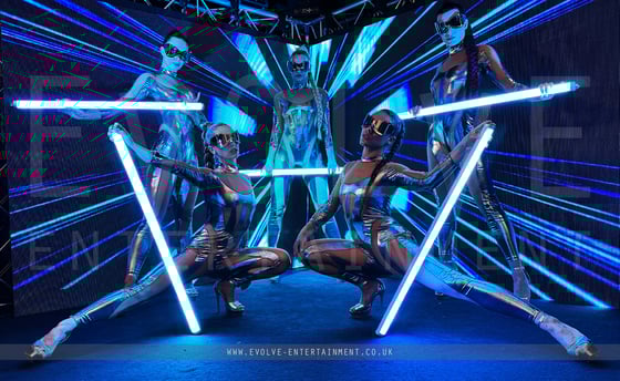 Silver Futuristic Catsuit - 3 B