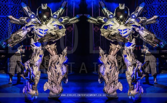 Silver Robot 2