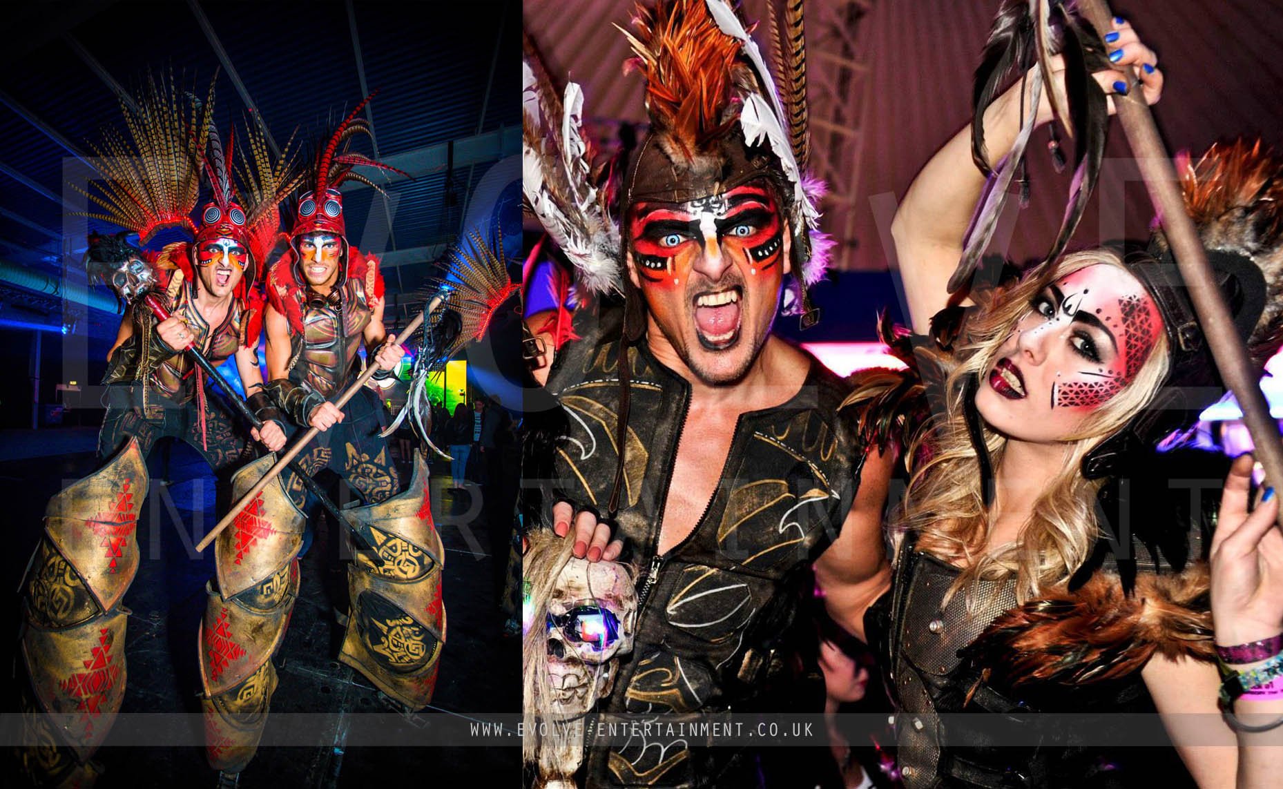 Tiki Stilt Walkers