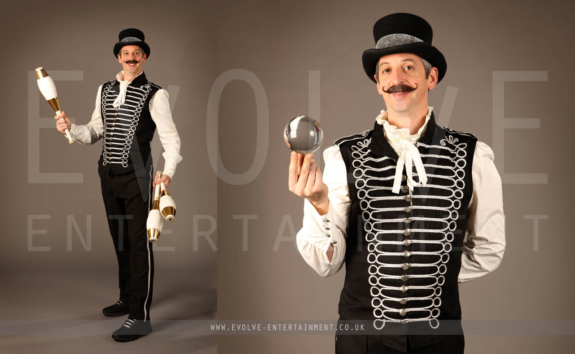 Vintage Circus Juggler 1