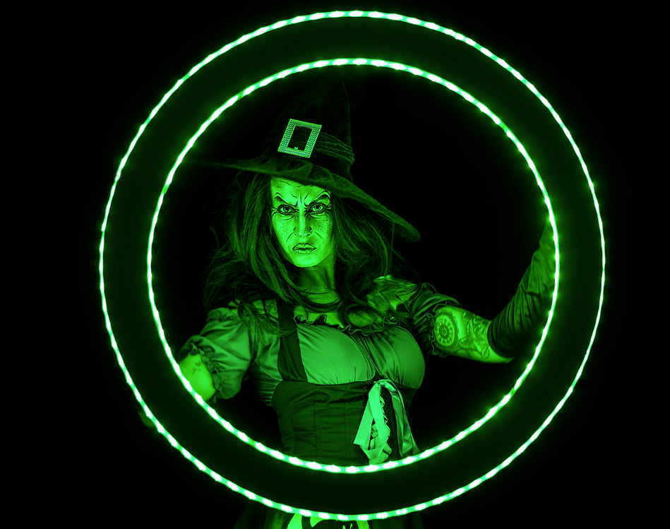 3) LED Frame and Witch